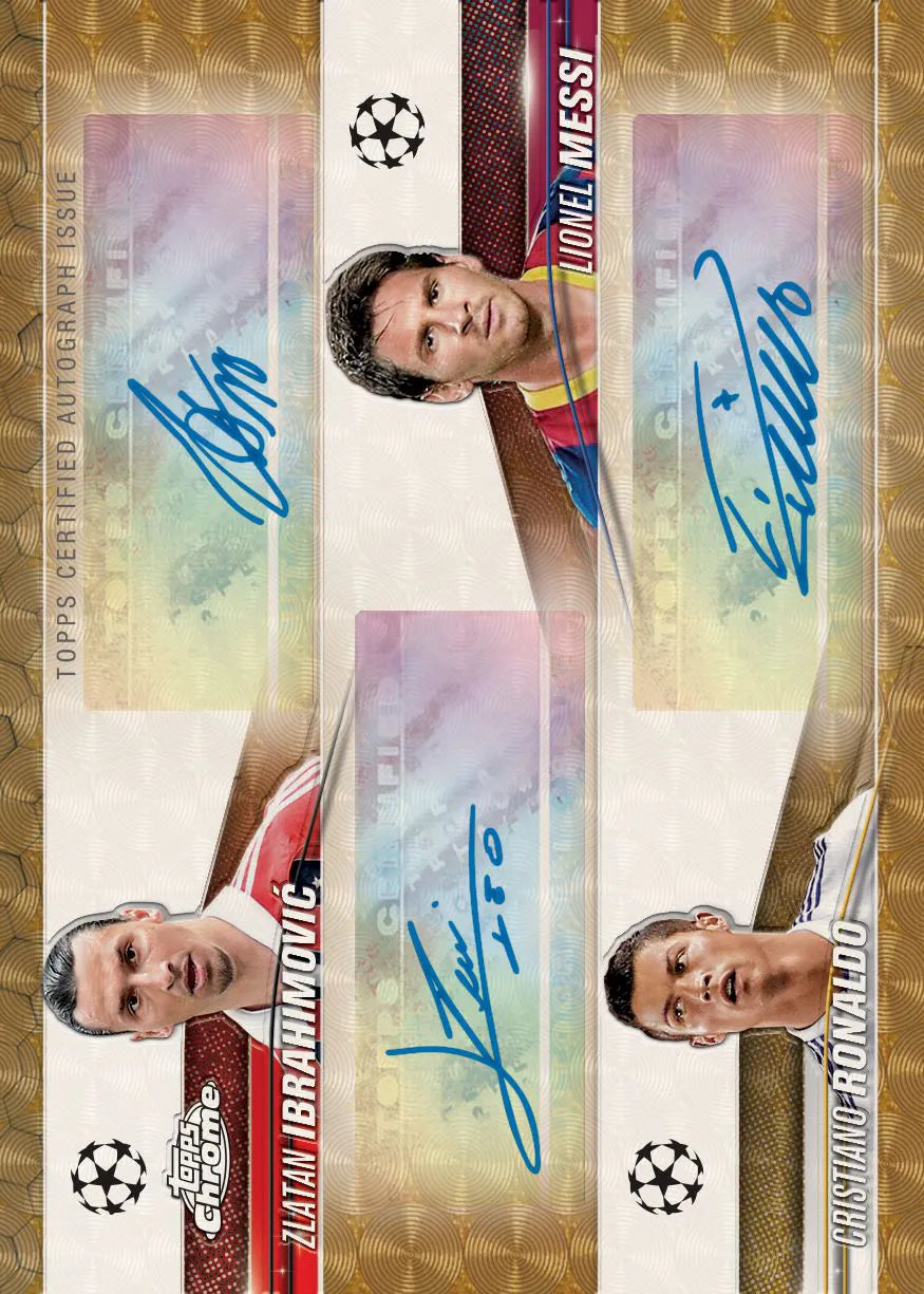 Topps Chrome UEFA Club Competitions Hobby 2023-24 Pack
