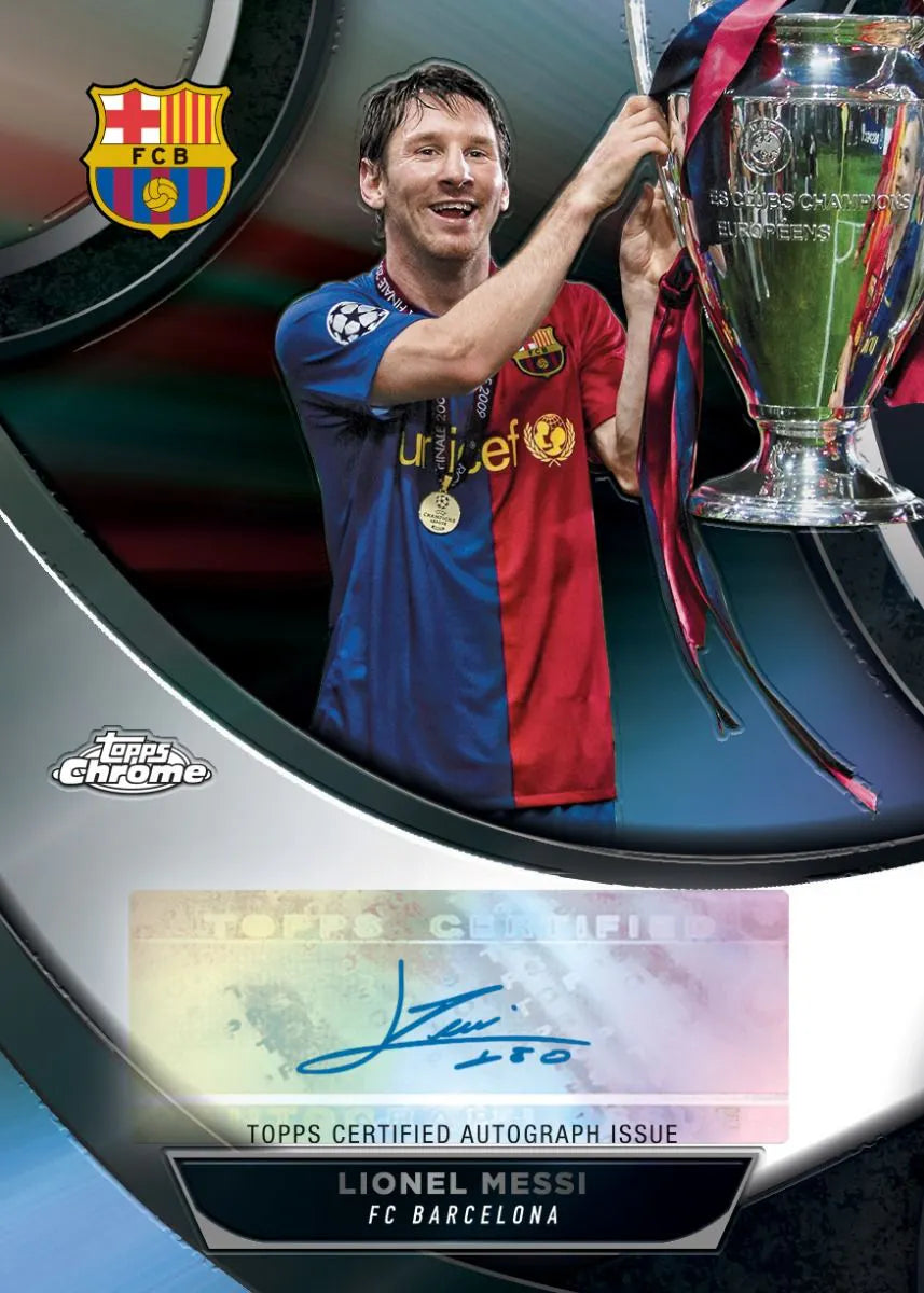 Topps Chrome UEFA Club Competitions Hobby 2023-24 Pack