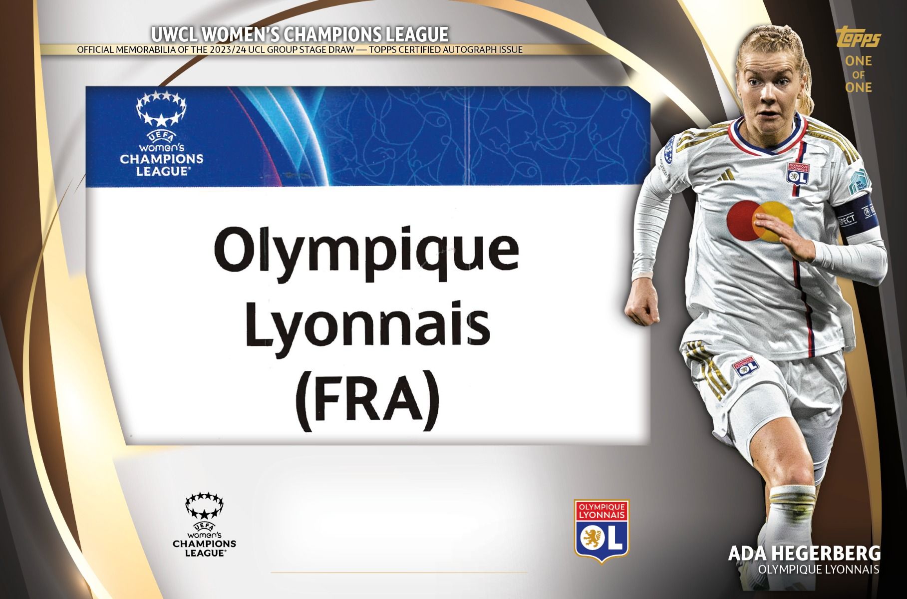 Topps Chrome® UEFA Women's Champions League Hobby Box 2023-24