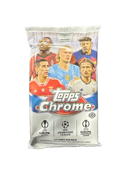 Topps Chrome UEFA Club Competitions Jumbo 2023-24 Pack