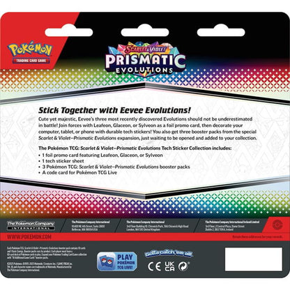 Pokémon Scarlet & Violet Prismatic Evolution Tech Sticker Collection