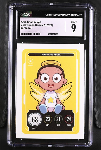VeeFriends Ambitious Angel ZeroCool VeeFriends Series 2 2022 CGC9 Gary Vaynerchuk Originally Owned