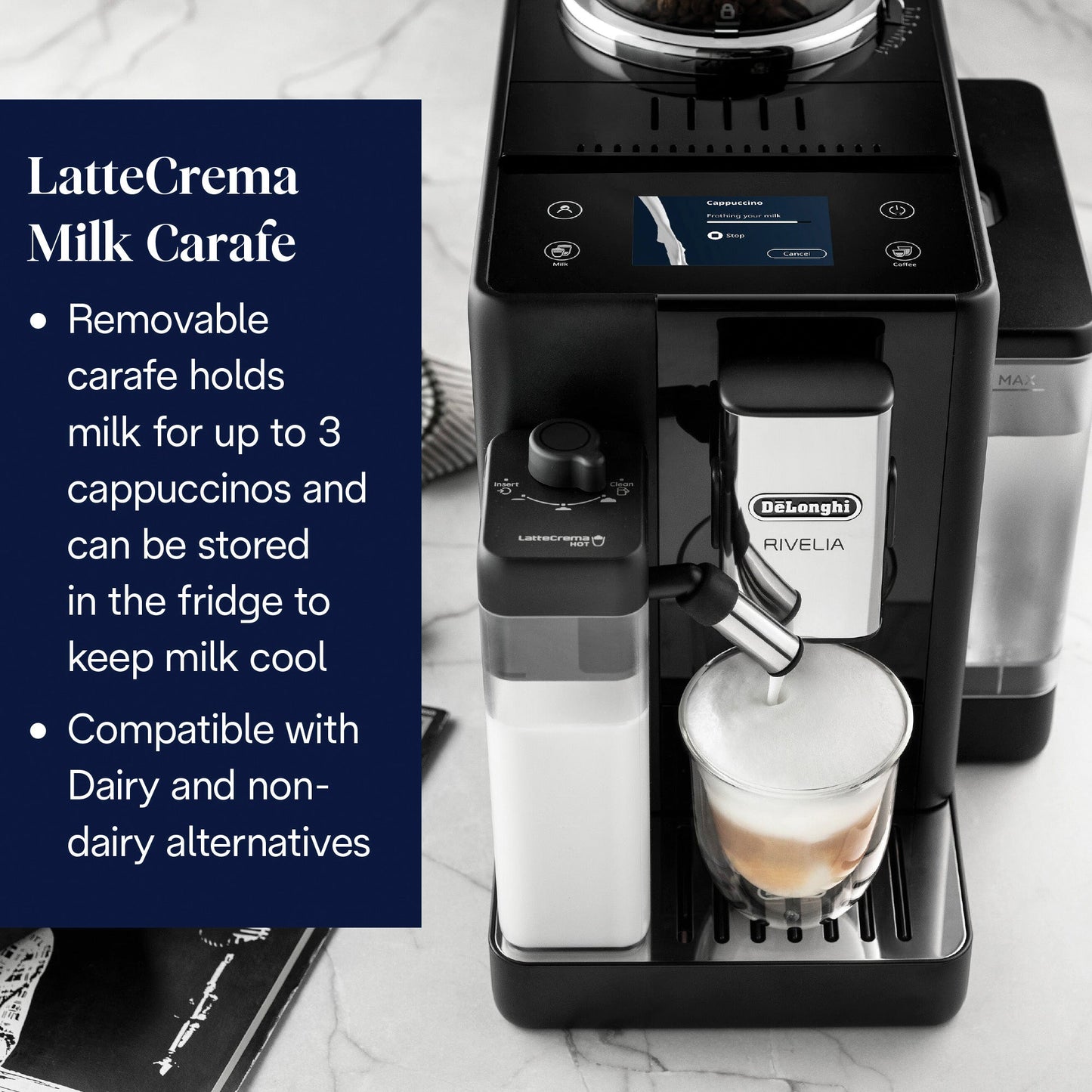 De'Longhi Rivellia Automatic Bean to Cup Coffee Machine
