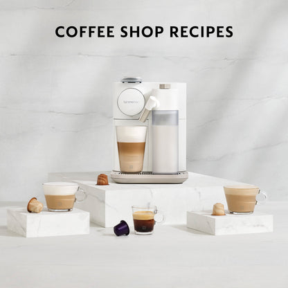 Nespresso Original Gran Lattissima 1400W Pod Coffee Machine Shadow Black EN640.B