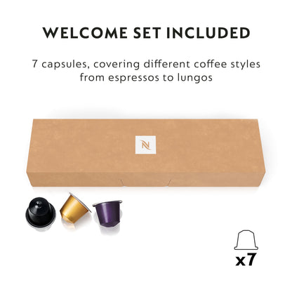 Nespresso Original Gran Lattissima 1400W Pod Coffee Machine Shadow Black EN640.B