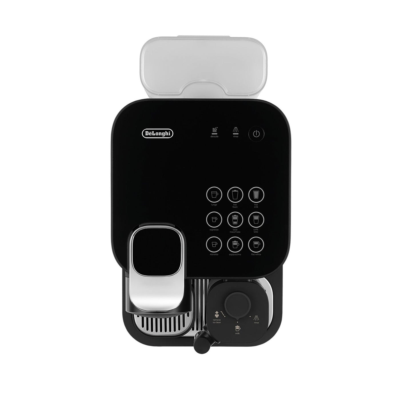 Nespresso Original Gran Lattissima 1400W Pod Coffee Machine Shadow Black EN640.B