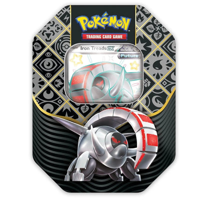 Pokemon TCG: Scarlet & Violet - Paldean Fates Tin (4 Boosters) : Shiny Great Tusk ex