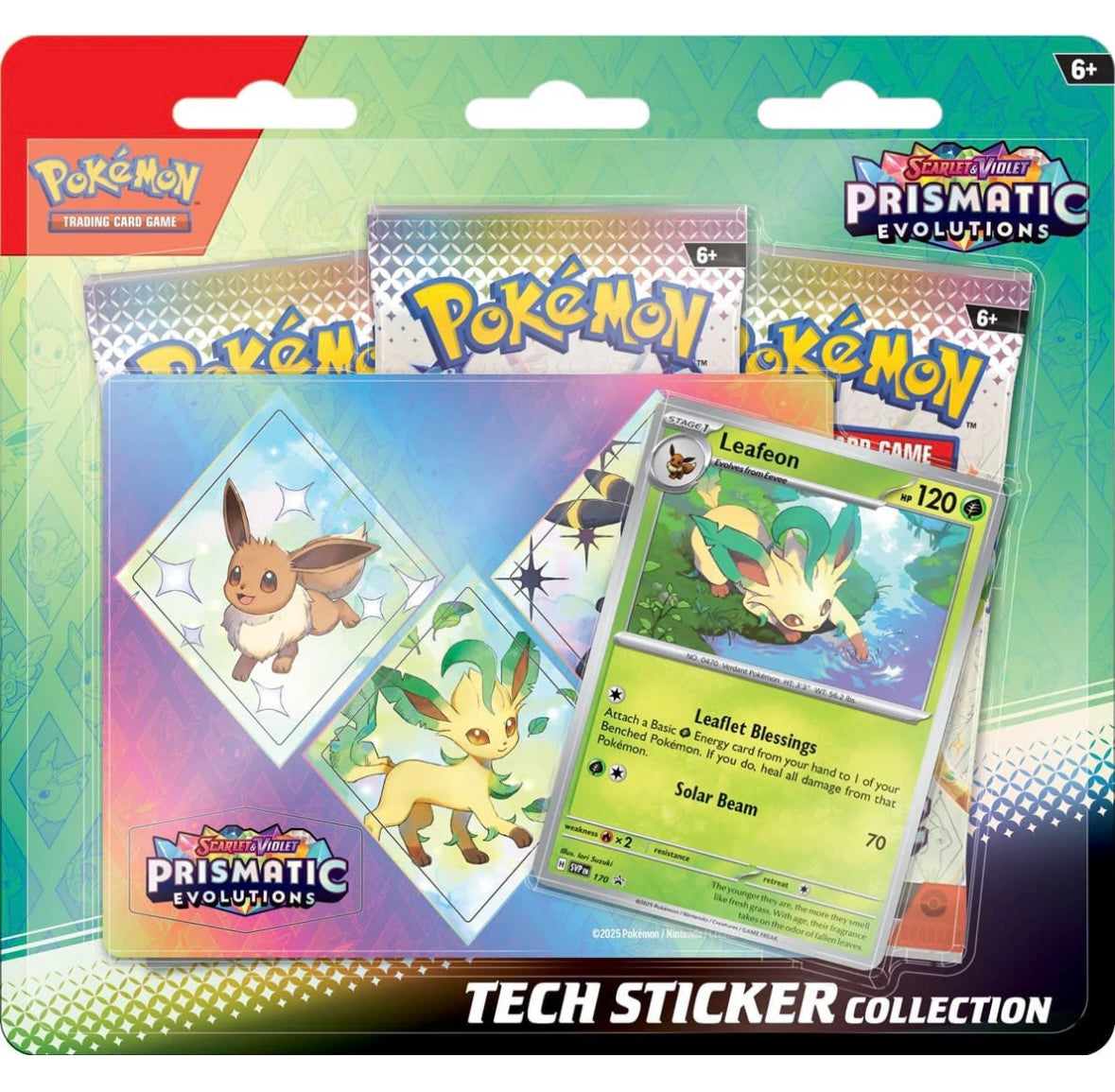 Prismatic Evolutions Tech Sticker Collection