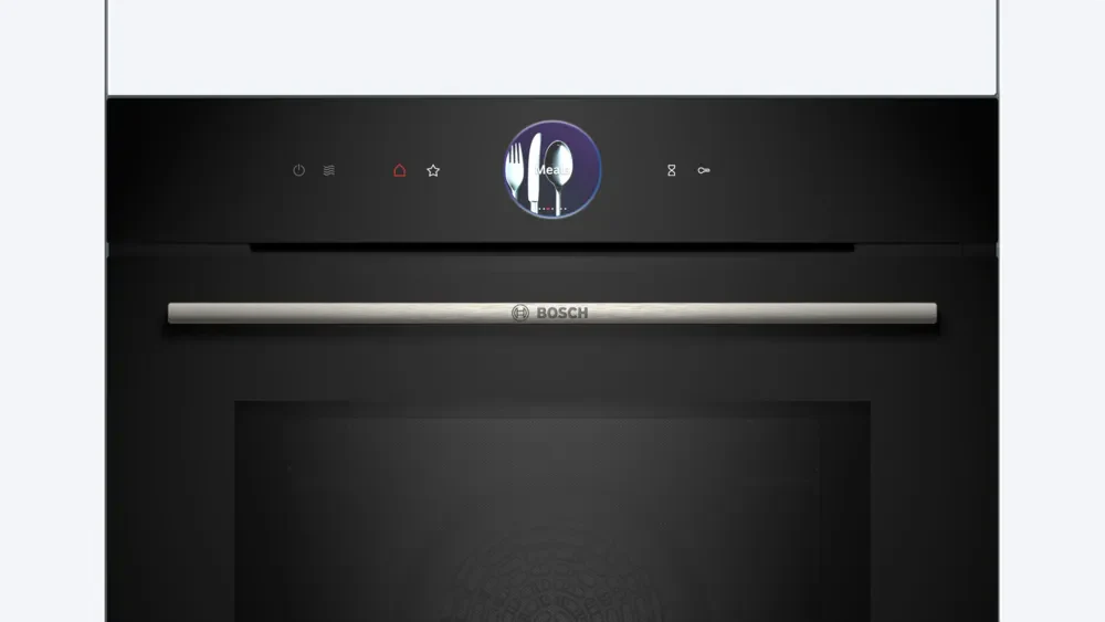 Bosch Series 8, Built-in oven with microwave function, 60 x 60 cm, Black