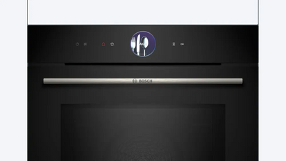 Bosch Series 8, Built-in oven with microwave function, 60 x 60 cm, Black