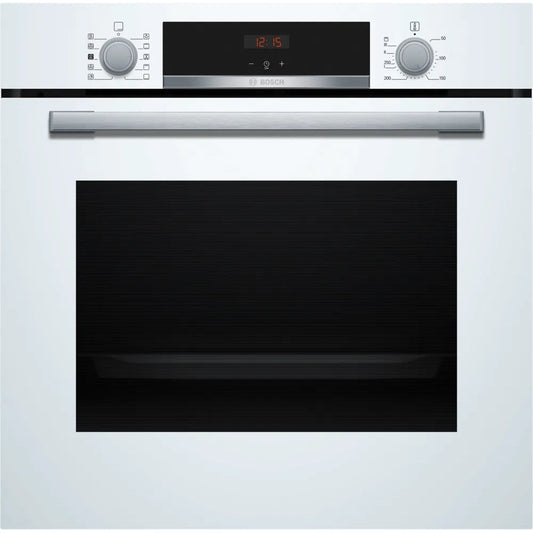 Bosch Series 4, Built-in oven with added steam function, 60 x 60 cm, White