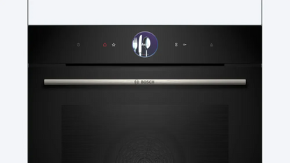 Bosch Series 8, Built-in oven with steam function, 60 x 60 cm, Black