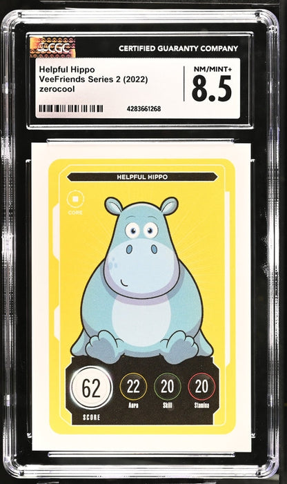VeeFriends Helpful Hippo ZeroCool VeeFriends Series 2 2022 CGC8.5 Gary Vaynerchuk Originally Owned