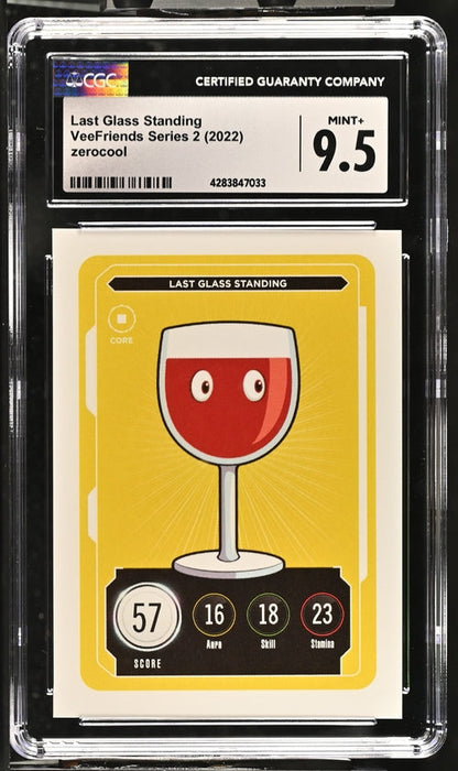 VeeFriends Last Glass Standing ZeroCool VeeFriends Series 2 2022 CGC9.5 Gary Vaynerchuk Originally Owned