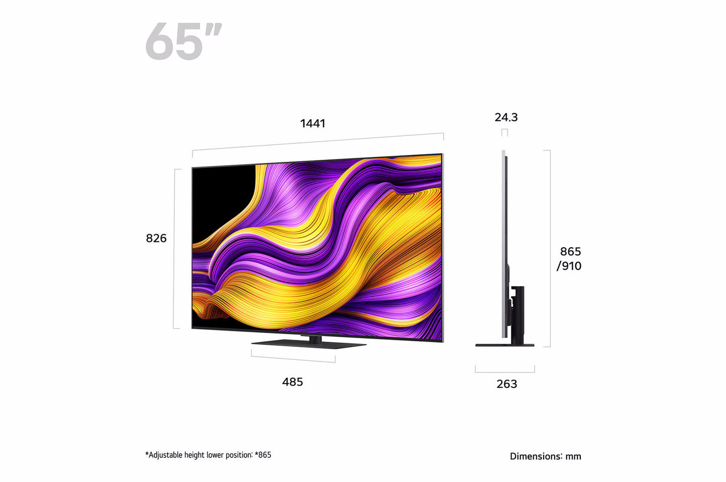 LG OLED65G56LS 65" OLED evo AI G5 4K Smart TV