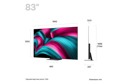 LG OLED83C54LA 83" OLED evo AI C5 4K Smart TV