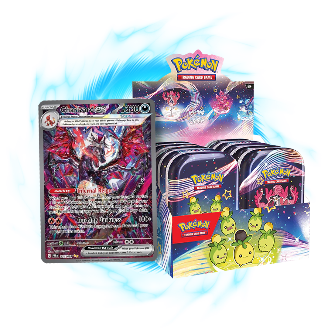 Pokemon Paldean Fates Mini Tins