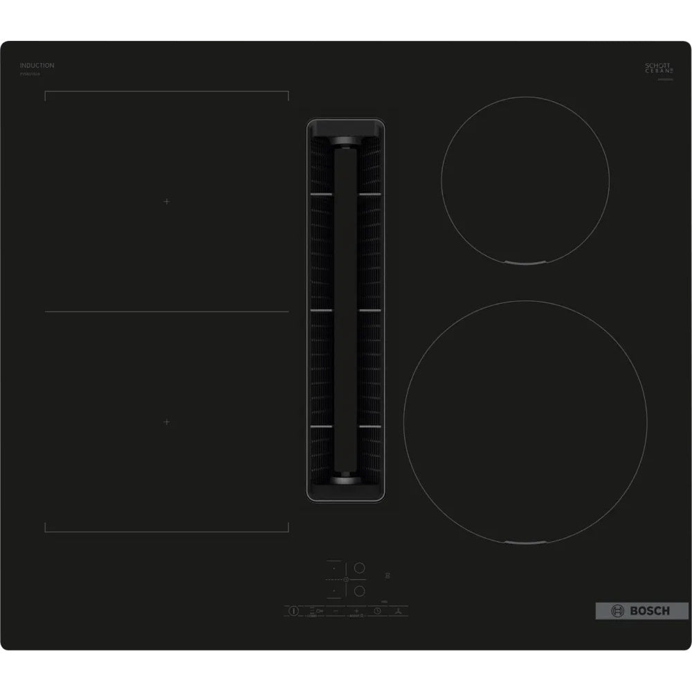 Bosch Series 4, Induction hob with integrated ventilation system, 60 cm