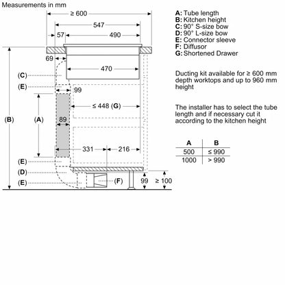 Bosch Series 4, Induction hob with integrated ventilation system, 60 cm