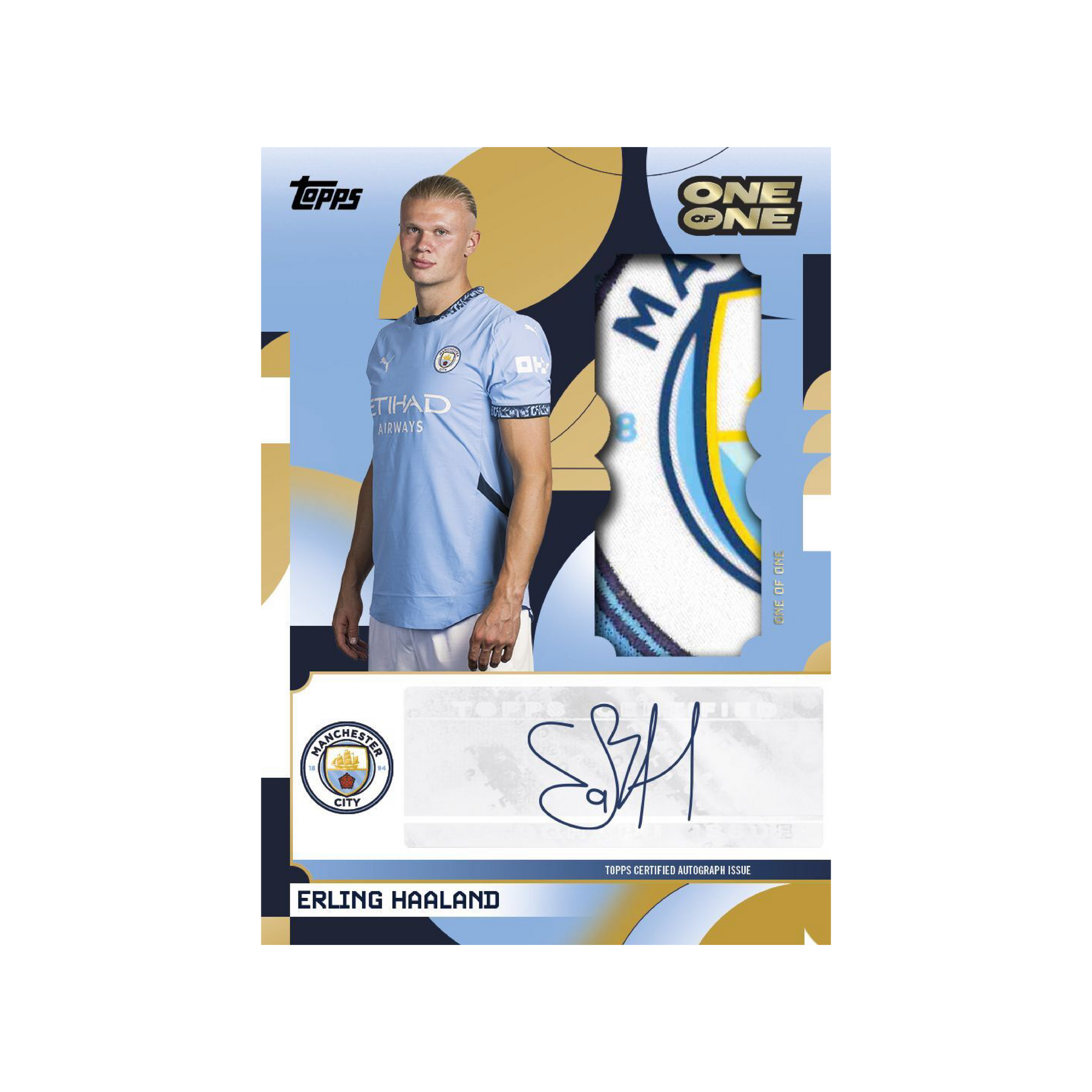 Topps Manchester City Official Team Set 2024/25 Single Pack