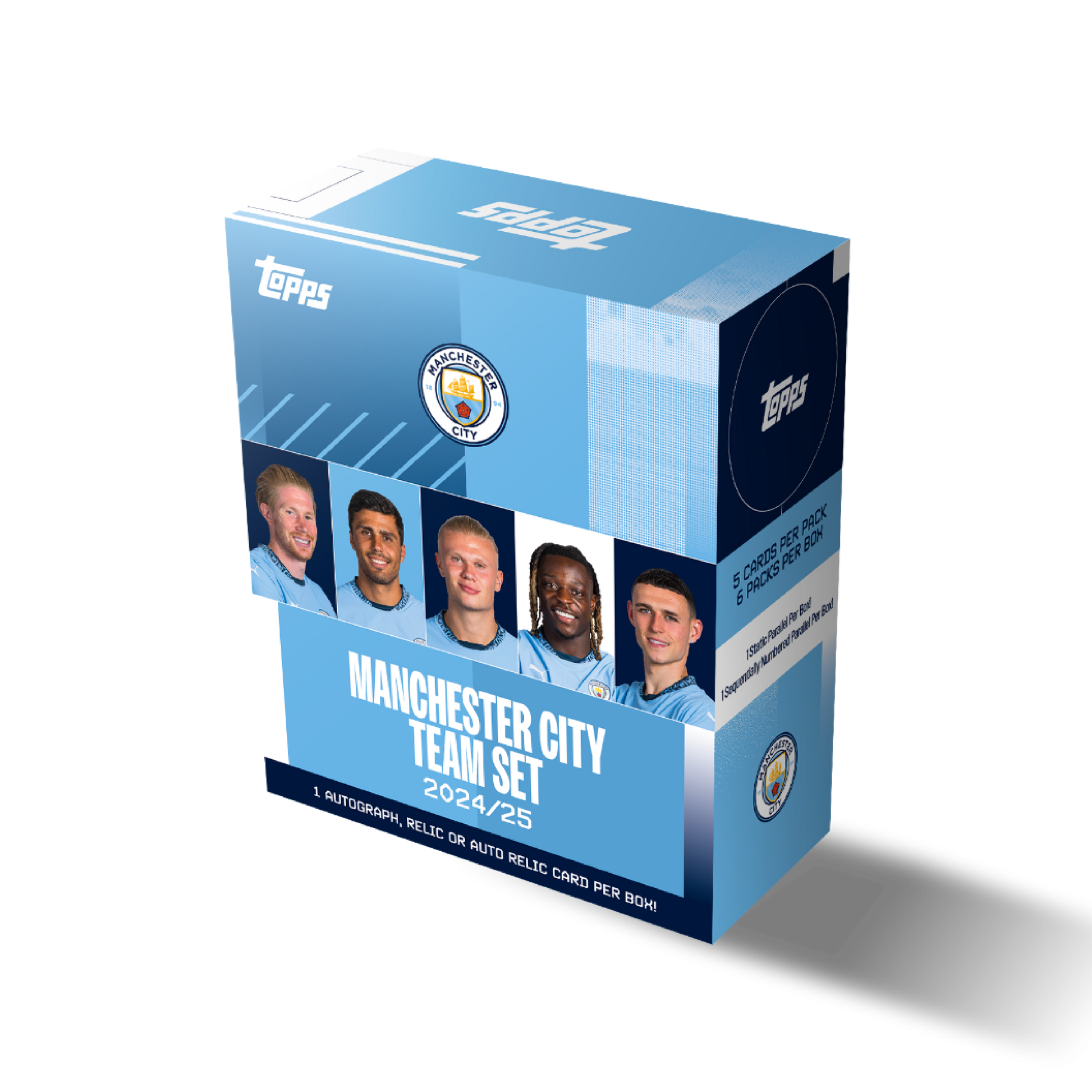 Topps Manchester City Official 2024/25 Team Set