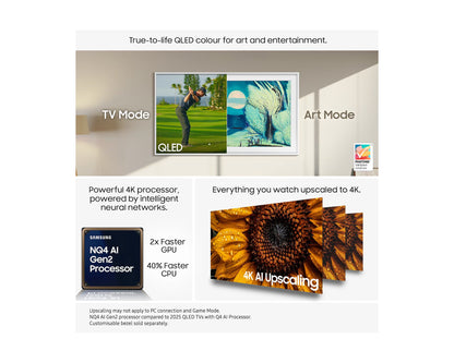 Samsung QE43LS03F 43" The Frame QLED 4K Vision AI Smart TV