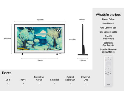 Samsung QE50LS03F 50" The Frame QLED 4K Vision AI Smart TV