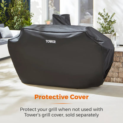 Tower Ignite Multi XL Grill Gas BBQ and Side Burner with Protective Cover T978507