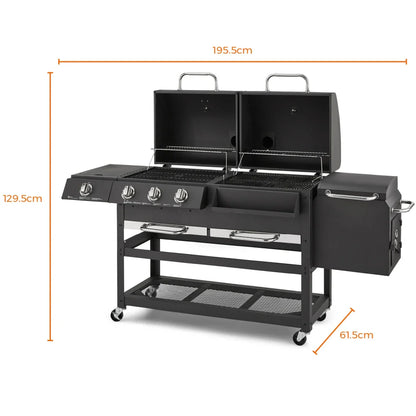Tower Ignite Multi XL Grill Gas BBQ and Side Burner with Protective Cover T978507