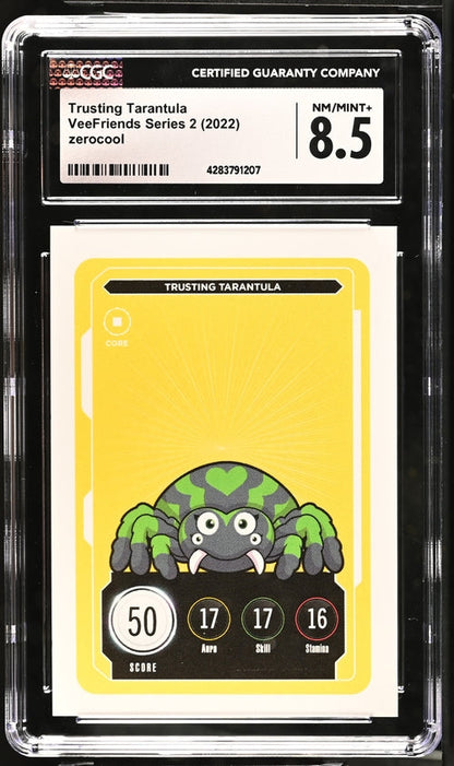 VeeFriends Trusting Tarantula ZeroCool VeeFriends Series 2 2022 CGC8.5 Gary Vaynerchuk Originally Owned