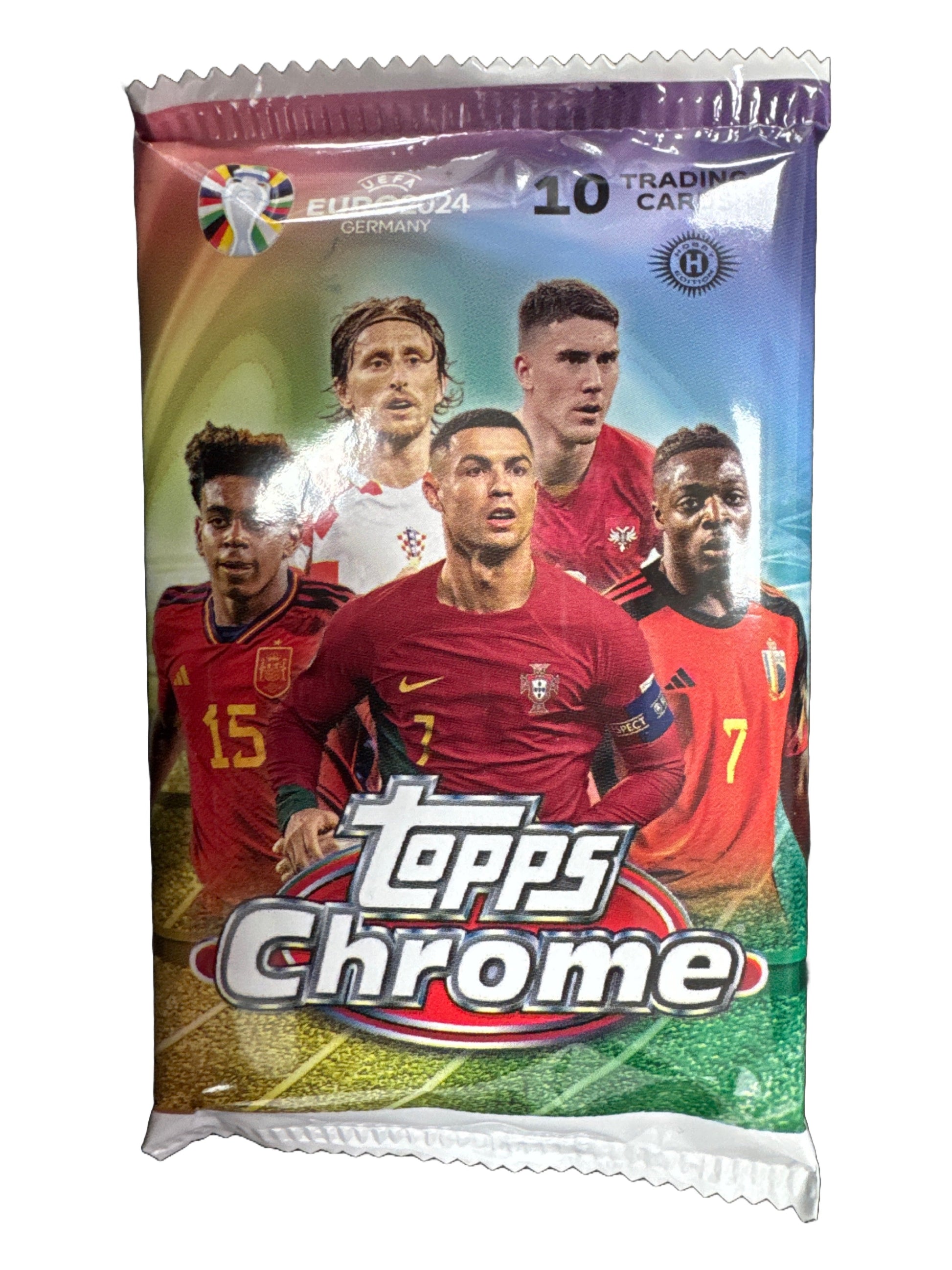 Topps Chrome UEFA Euro Soccer 23/24 Single Pack