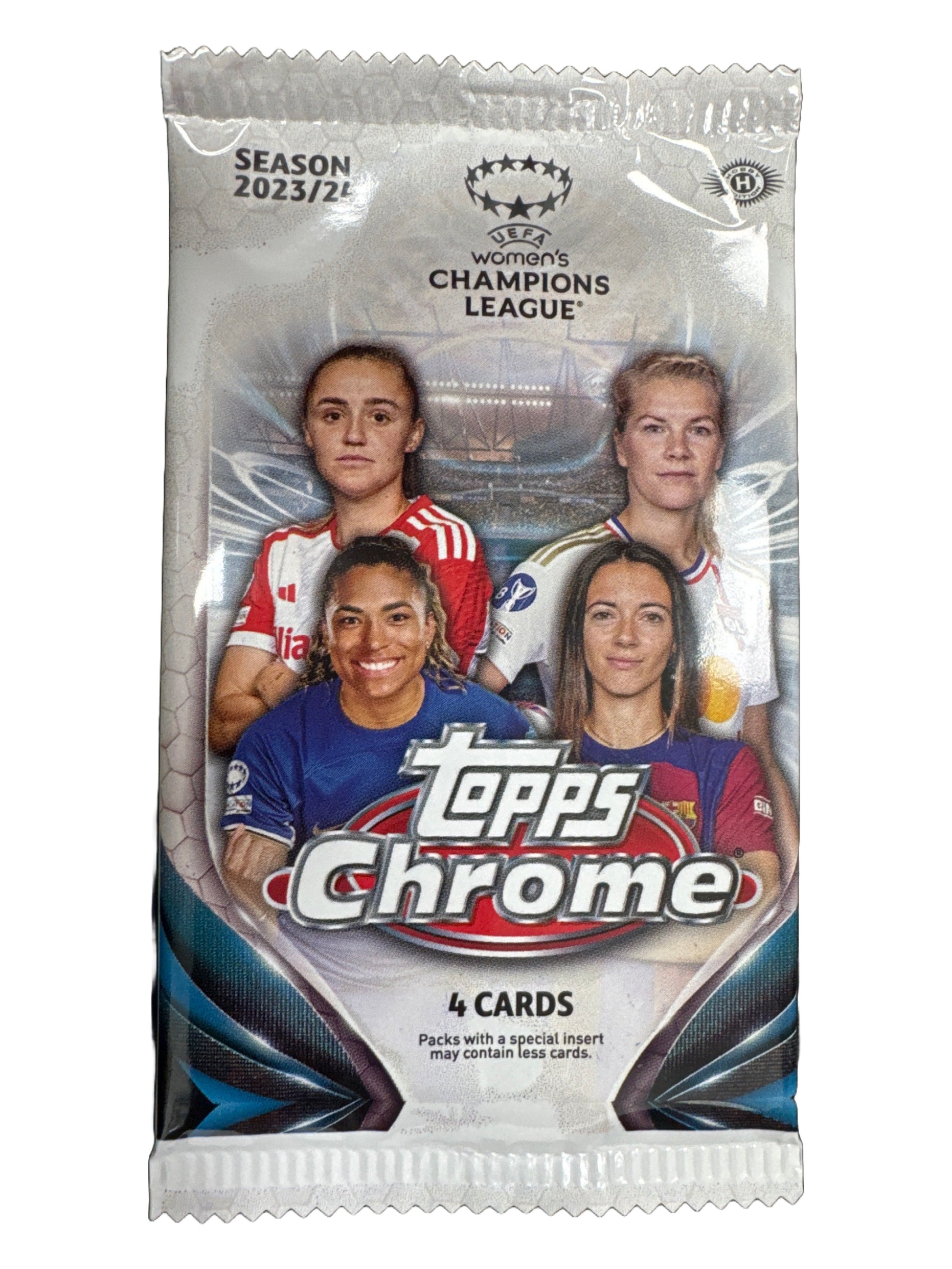 Topps Chrome® UEFA Women's Champions League Hobby Box 2023-24 - Single Pack