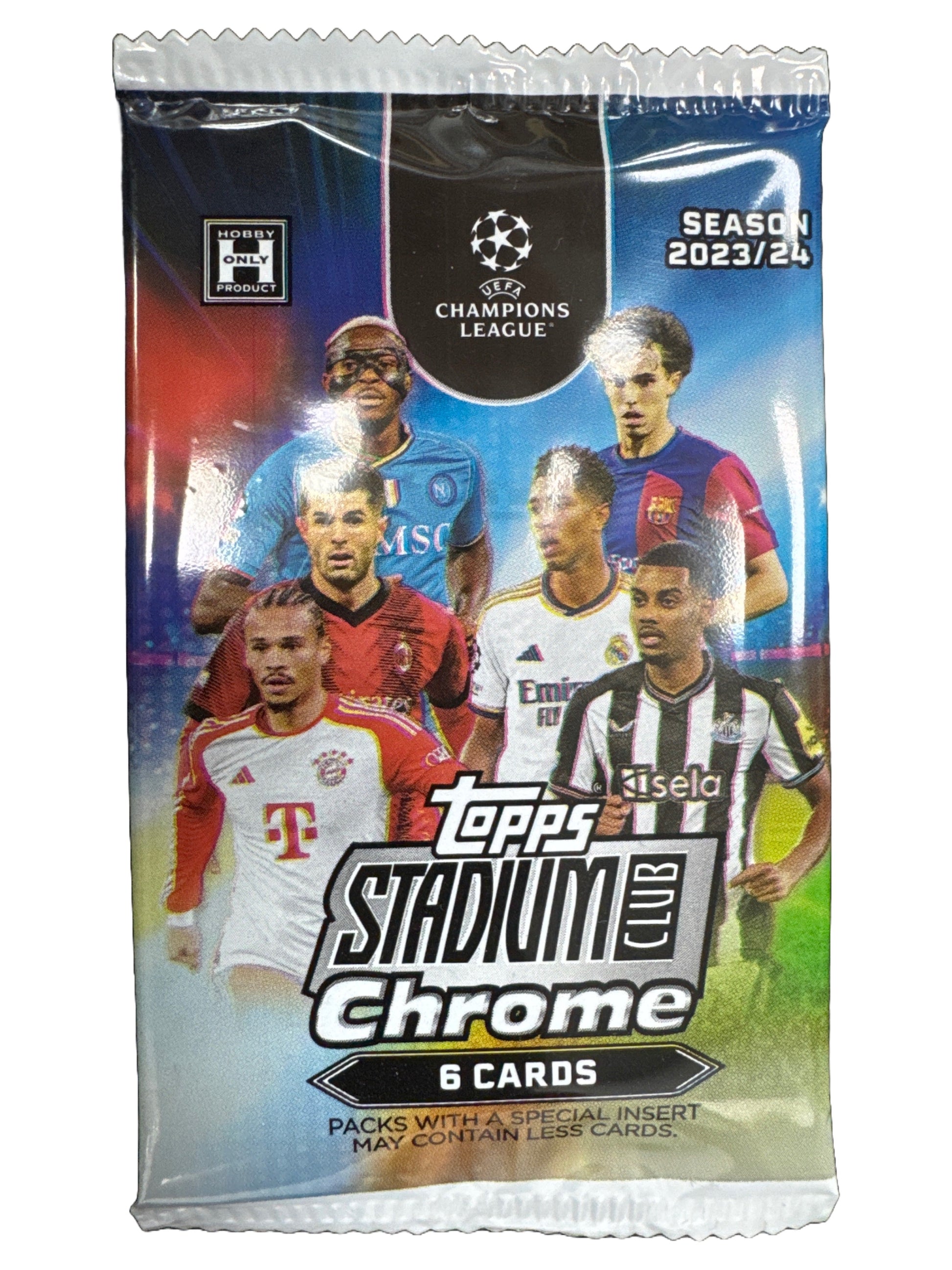 Topps Stadium Club Chrome UEFA Club Competitions 23/24 Single Pack