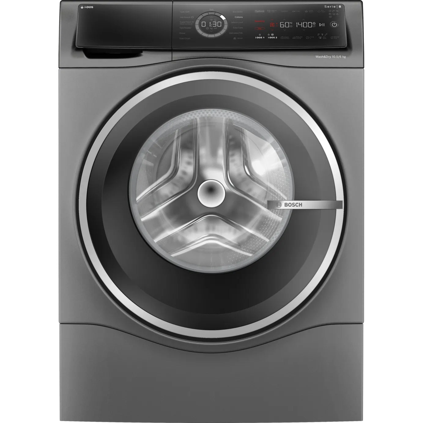 Bosch Series 8, Washer dryer, 10.5/6 kg, 1400 rpm