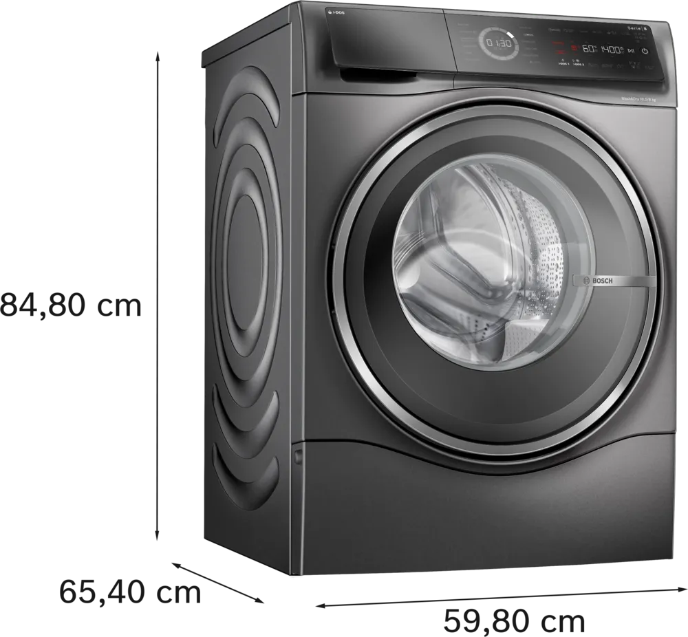 Bosch Series 8, Washer dryer, 10.5/6 kg, 1400 rpm