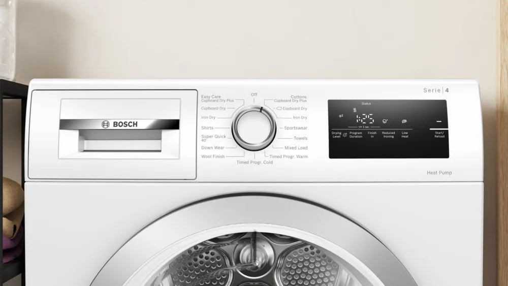 Bosch Series 4, Heat pump tumble dryer, 8 kg