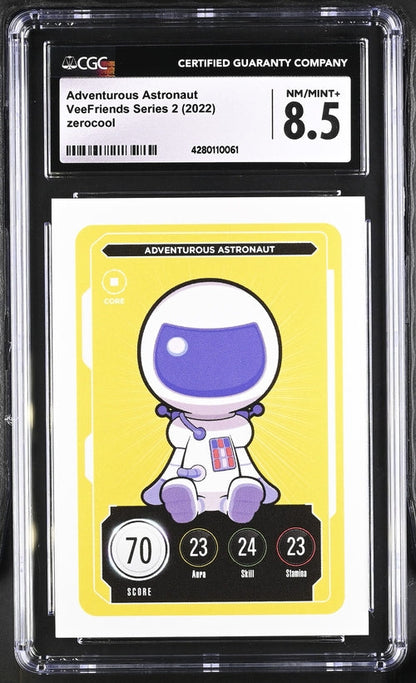 VeeFriends Adventurous Astronaut ZeroCool VeeFriends Series 2 2022 CGC8.5 Gary Vaynerchuk Originally Owned