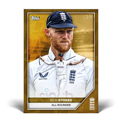 Topps England Cricket Team Set 2024