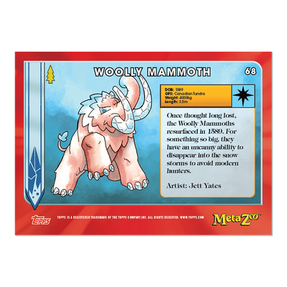 Topps MetaZoo Wilderness 30 Card Box - On Demand Set 2022