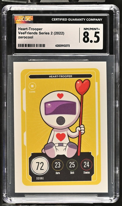 VeeFriends Heart-Trooper ZeroCool VeeFriends Series 2 2022 CGC8.5 Gary Vaynerchuk Originally Owned