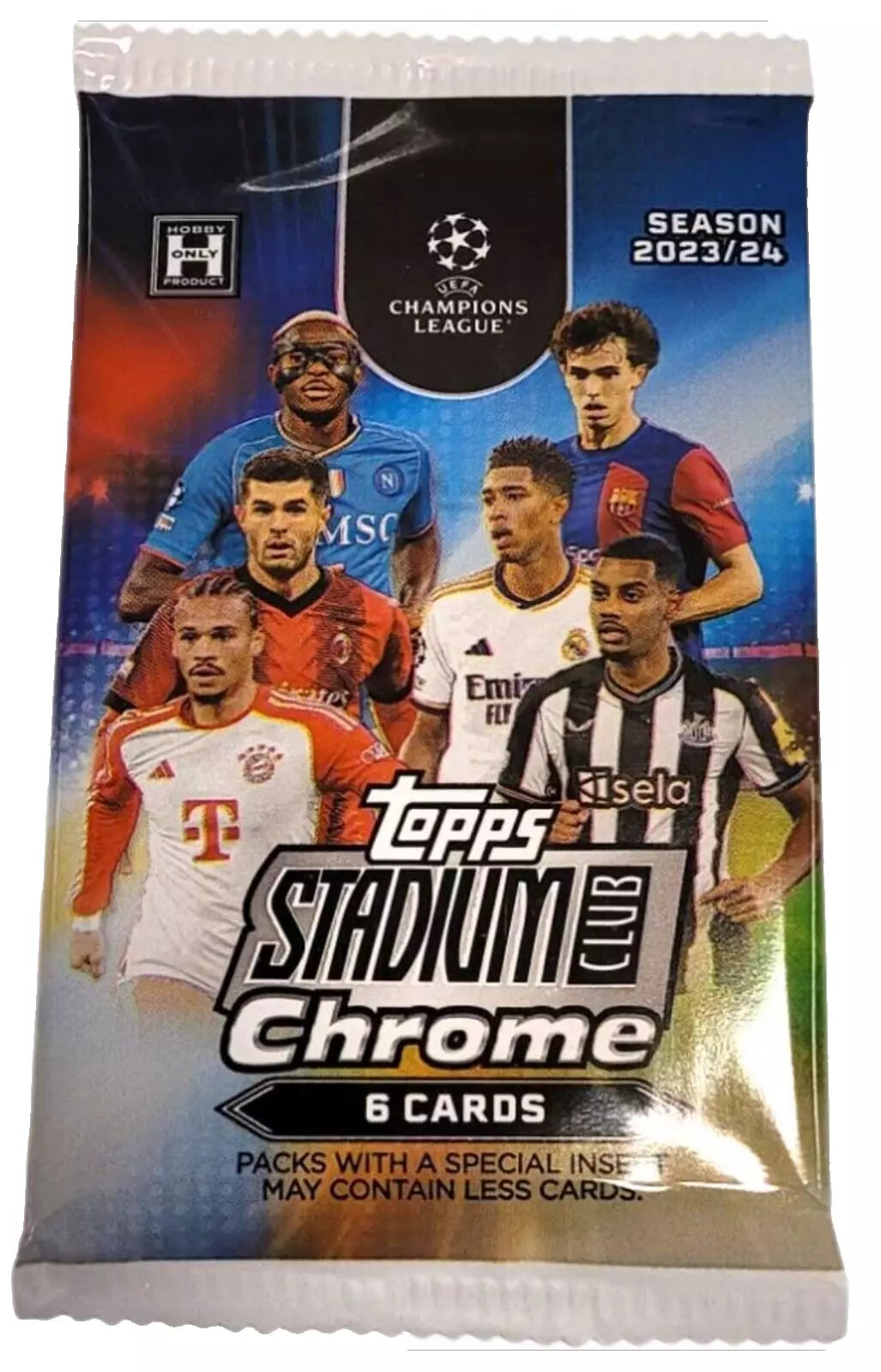 2023-24 Topps Stadium Club Chrome UEFA Club Competitions Hobby Box