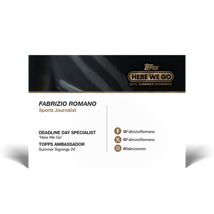 UCC Summer Signings 2024 by Fabrizio Romano: Here we go